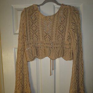 Crotchet Beach Cover Up Top